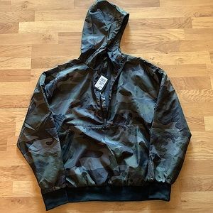 Fleece camo hoodie